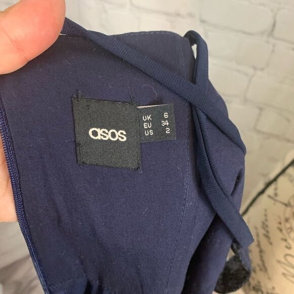 ASOS / Royal Blue Evening Dress / Size 2 - Picture 7 of 9